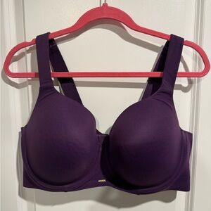 Cacique Lane Bryant Luxe Lightly Lined Balconette 42DD purple Bra